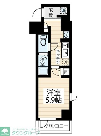 HY’s MAXIV 立川錦町の物件間取画像